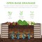 Best Choice Products 4x2x2ft Outdoor Metal Raised Garden Bed, Planter Box for Vegetables, Flowers, Herbs